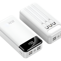 Power Bank 20000mah Multipuertos Lighting V8 Tipo C Linterna