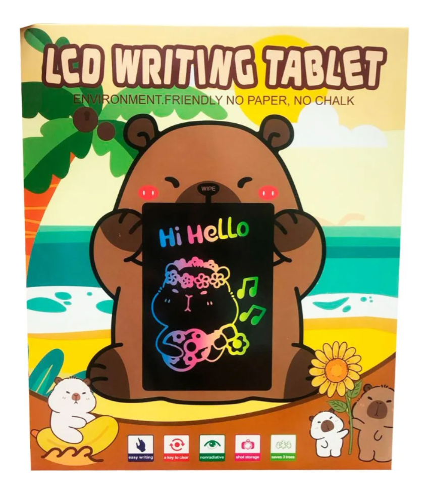 Tablero Magico Dibujo Pizarra Lcd Capibara Carpincho