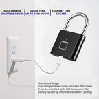 Candado Biométrico Inteligente Recargable – Con Huella Digital 1