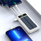 Cargador Power Bank Portatil 4 En 1 Carga Solar 20000 Mah