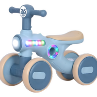 Triciclo Paseador Bebes Niños 4 Ruedas Luces Led Musical