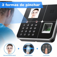 Control Asistencia Biometrico Huellas Reconocimiento Facial