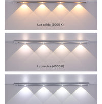 Thumbnail for Lámpara Led Sensor Barra Luz Recargable 100cm 3 Tonos Luces