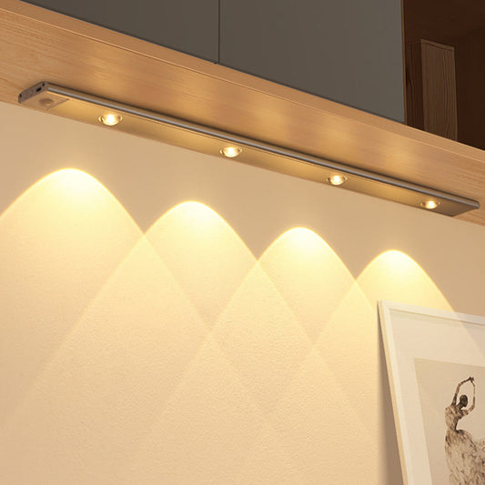 Lámpara Led Sensor Barra Luz Recargable 100cm 3 Tonos Luces