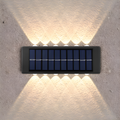 Aplique Fachada Lámpara Luz Solar Led Pared Jardín ExteriorAplique