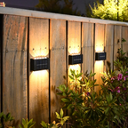Aplique Fachada Lámpara Luz Solar Led Pared Jardín ExteriorAplique