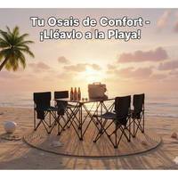 Mesa Plegable Camping Picnic Jardin 4 Sillas Bancos Kit 5pcs