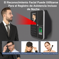Control Asistencia Biometrico Huellas Reconocimiento Facial