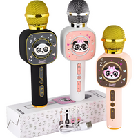 Micrófono Karaoke Inalámbrico Niños Bluetooth Led Premium X7