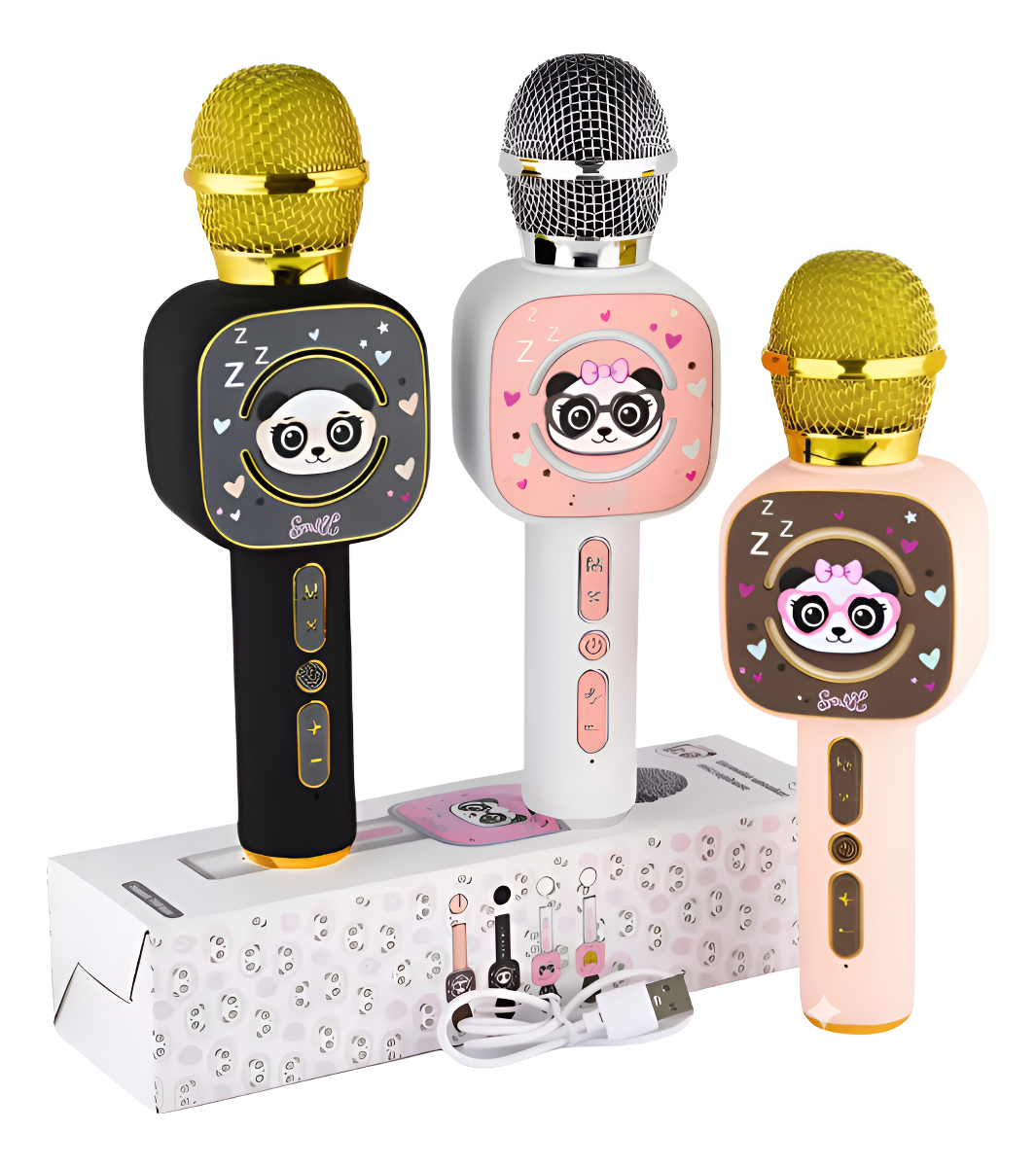 Micrófono Karaoke Inalámbrico Niños Bluetooth Led Premium X7