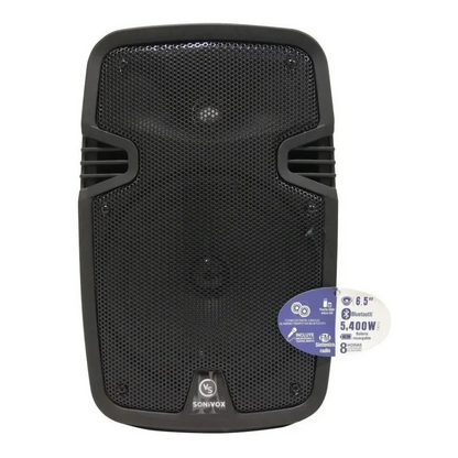Parlante Recargable Bluetooth 6.5 Pulgadas + Micrófono Sonivox