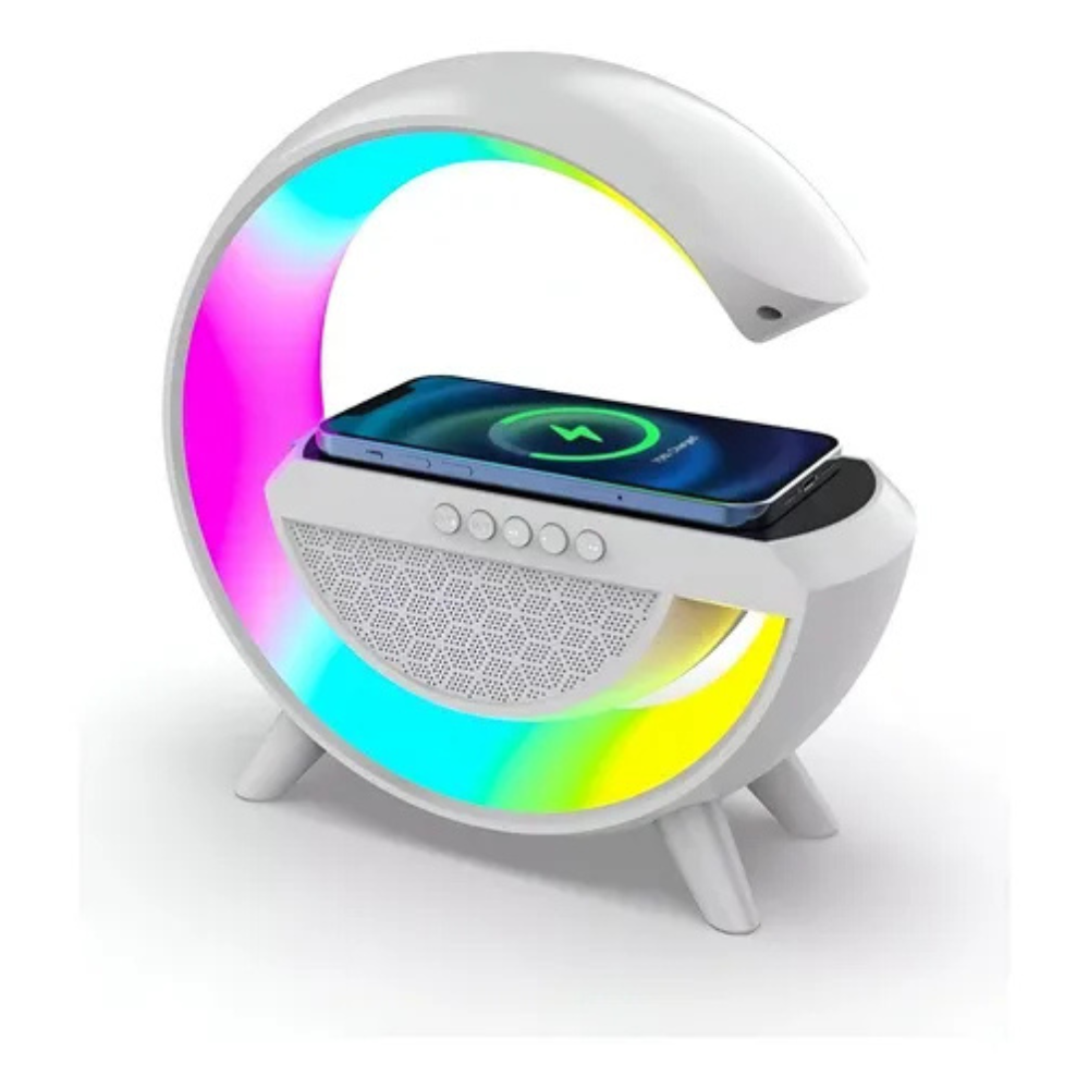 Estación Carga Inalámbrico Rgb Reloj Genérico Digital Inteligente