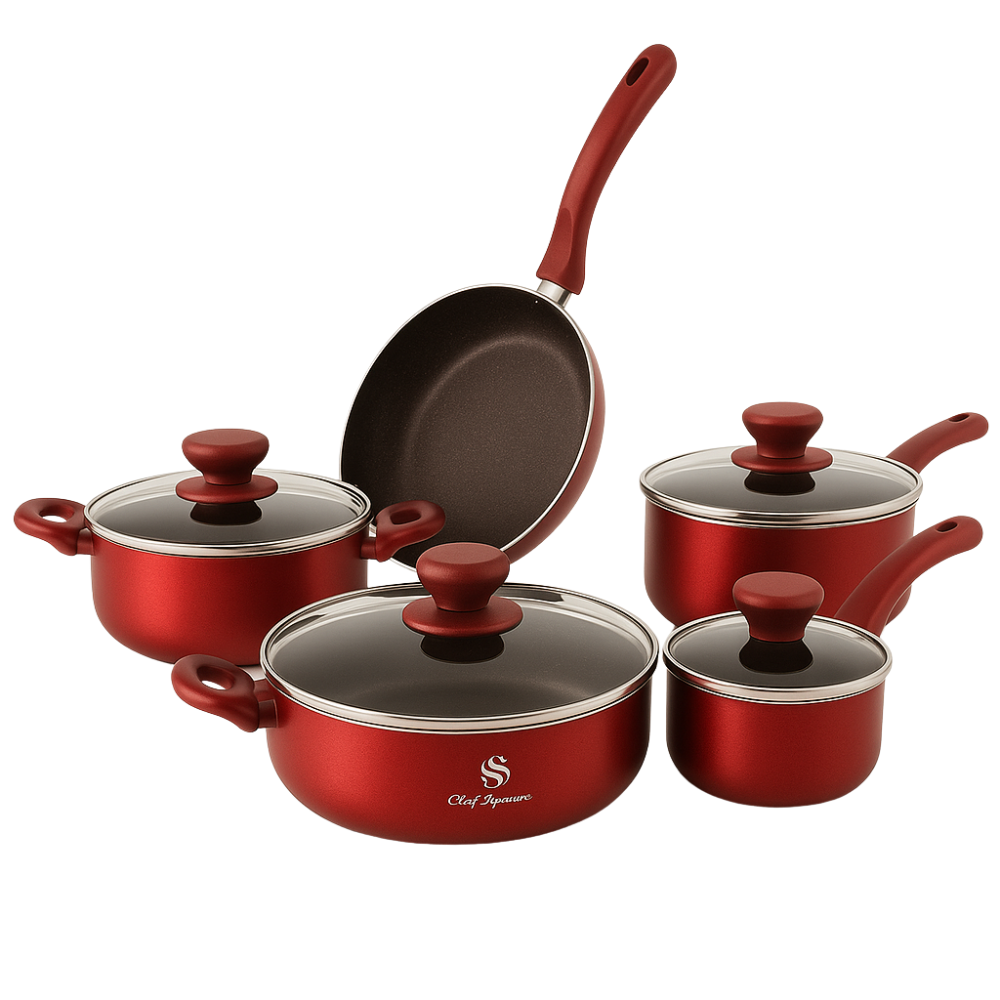 Bateria Juego Ollas Acero Inoxidable Schaffhausen Velvet 9pcs