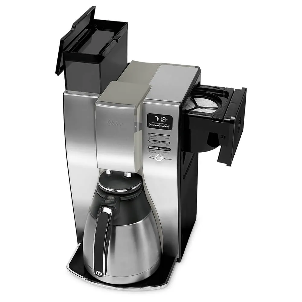 ☕🔥Cafetera Electrica 10 Tazas Programable Termica Acero 304🫖⚡