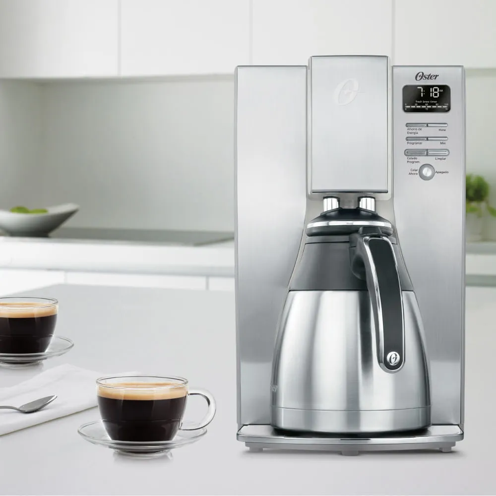 ☕🔥Cafetera Electrica 10 Tazas Programable Termica Acero 304🫖⚡