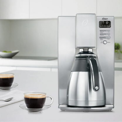 ☕🔥Cafetera Electrica 10 Tazas Programable Termica Acero 304🫖⚡