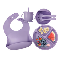 Thumbnail for Juego De Vajilla Para Bebes Con Antideslizantes En Silicona