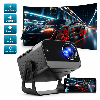 Proyector Hippus M11 12000 Lúmenes 4K WiFi Bluetooth HDMI
