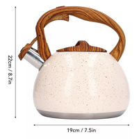 Thumbnail for Tetera Silbadora Capacidad De 5 Litros Valeska Mango Madera