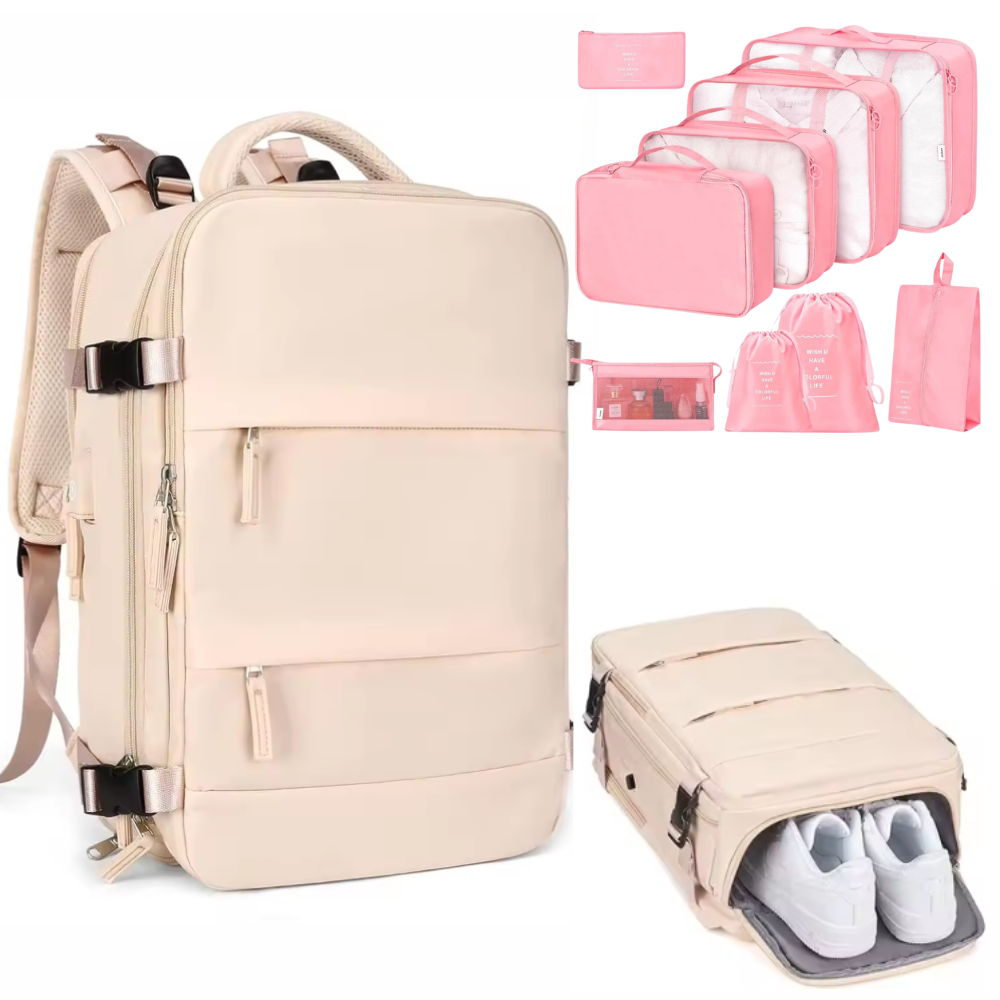 Maleta De Mano Para Cabina Bolsillo De Zapatos + Organizador