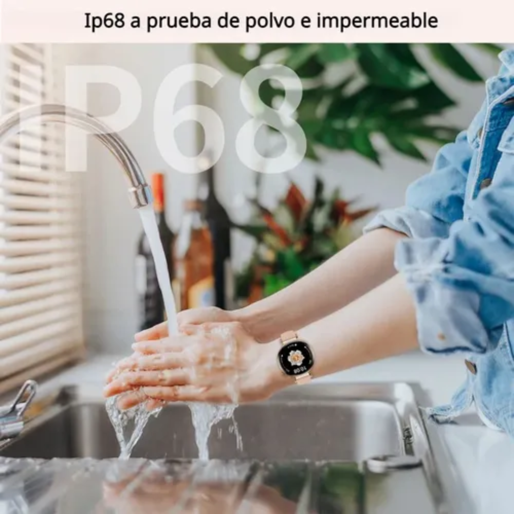 💖Reloj Inteligente Para Mujer Smartwatch Llamadas Gt4 Mini💓
