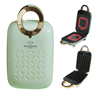 Thumbnail for Waflera Sandwichera 2 En 1 Renahouse Calidad Antiadherente