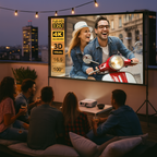 Telón Proyector 100 Pulgadas Con Trípode Y Maleta 16:9