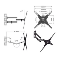 Thumbnail for Soporte De Pared Movible Para Tv De 32 A 55 North Bayou X400