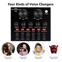 Thumbnail for Micrófono Condensador De Estudio Profesional Con Tarjeta