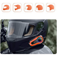 Thumbnail for Intercomunicador Para Moto Q08 Pro Rgb Musica Bluetooth 1km