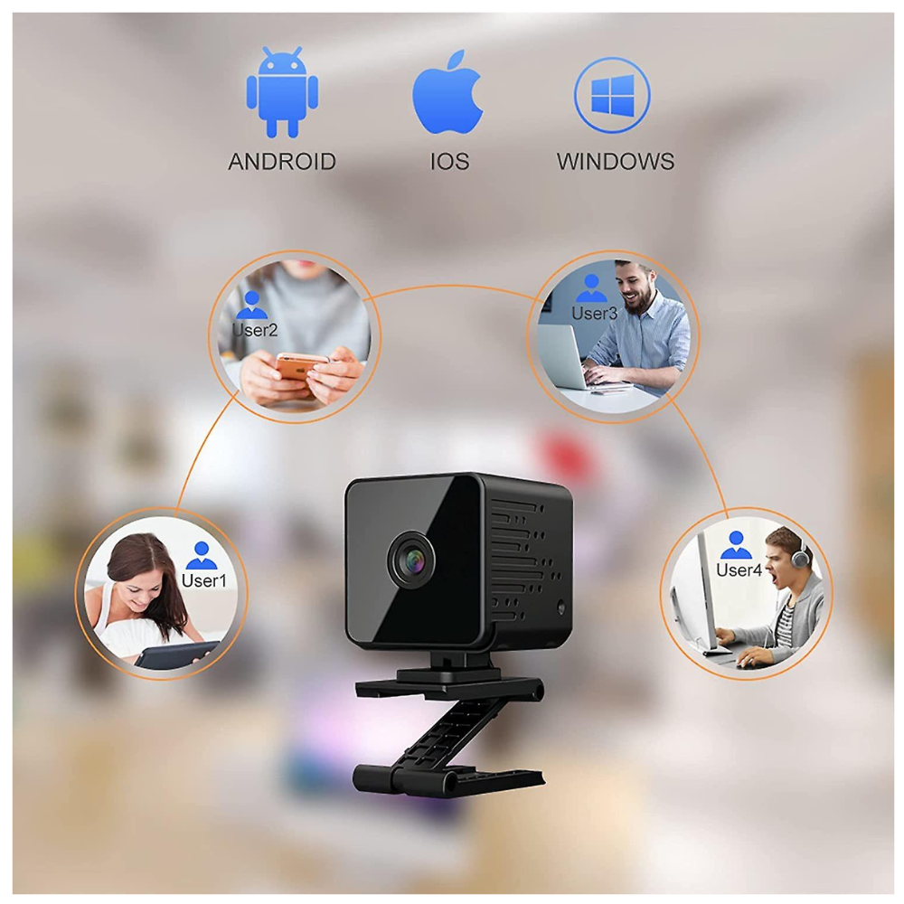 Cámara Mini Espía Wifi Alexa Google Home Visión Nocturna Vq9