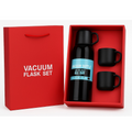 ✅Termo 500ml Acero Inoxidable Térmico +3 Tazas Estuche Regalo