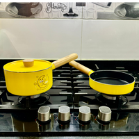 Thumbnail for Juego De Sarten Y Olla Con Tapa De 16cm Antiadherente Acero