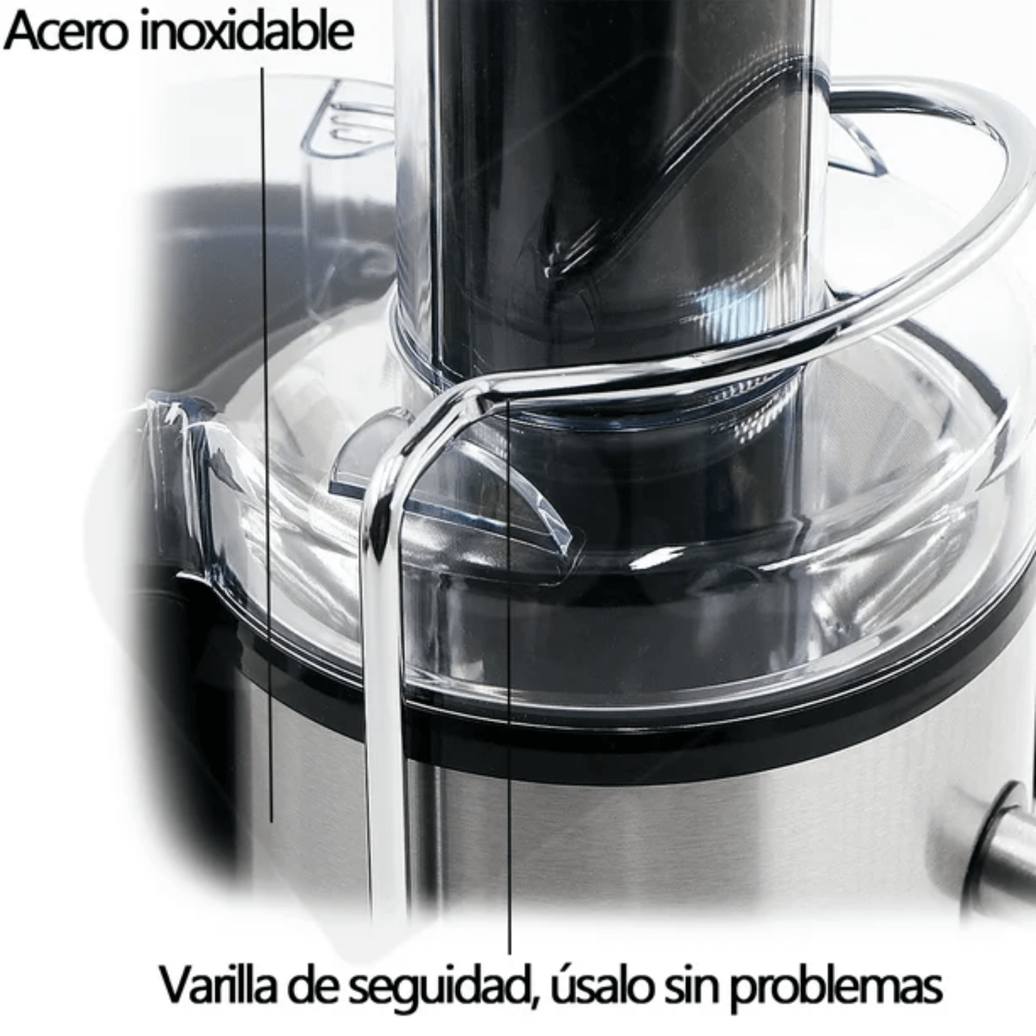 Extractor De Jugos Electrico Automatico Marca Raf Original Para Frutas Y Verduras Potencia 1000w 450m