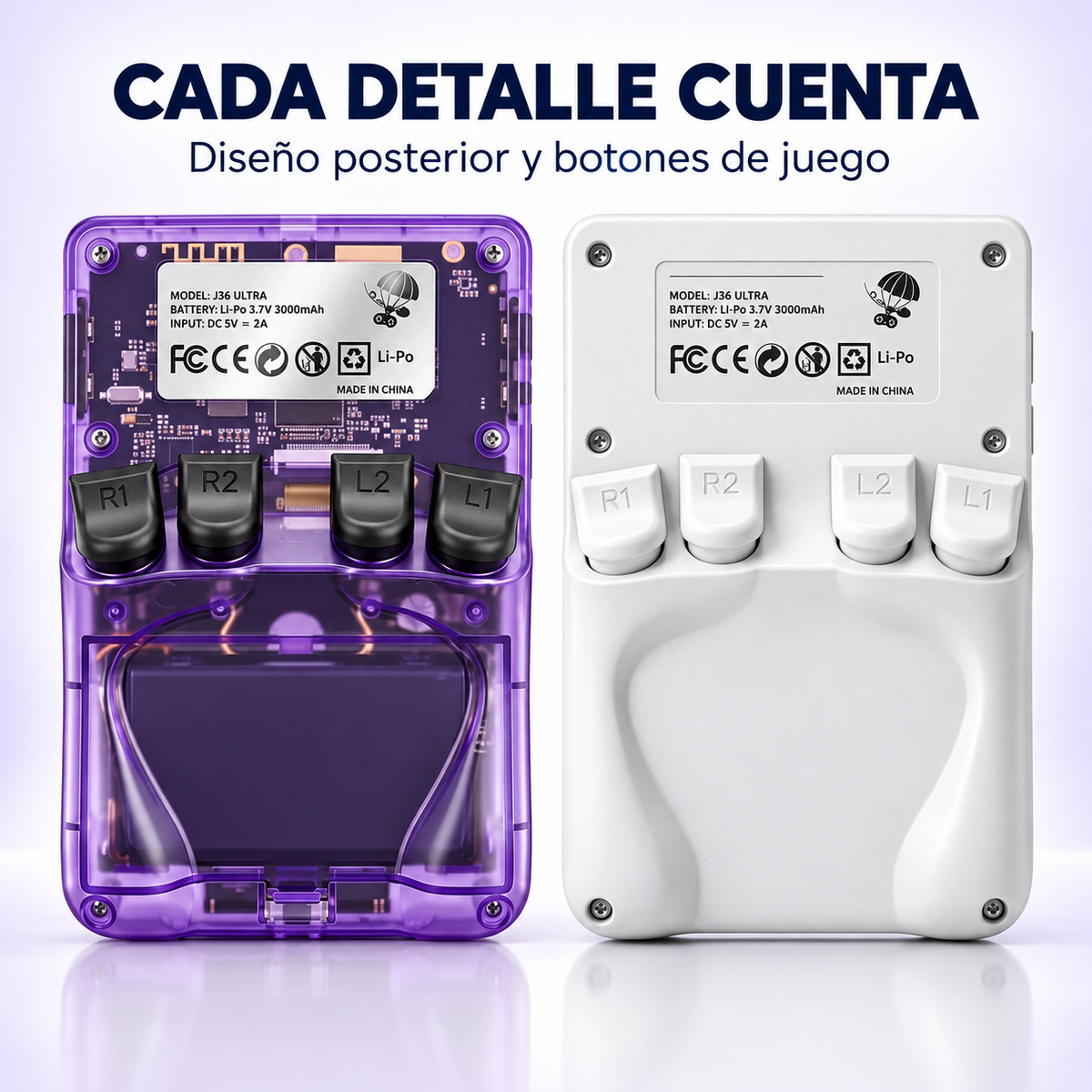 Consola Portátil J36 Ultra Juegos Retro WiFi IPS Doble Joystick RGB Youtube