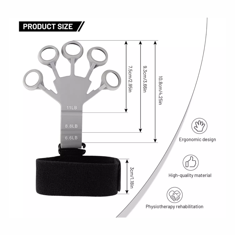 Ejercitador De Dedos Entrenador Muscular Recuperación