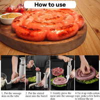 Thumbnail for Maquina Embutidor Carne Salchichas Embutidos Manual 2 En 1