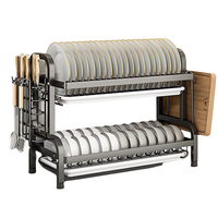 Thumbnail for Platero Escurridor De Platos Organizador De Loza 2 Niveles