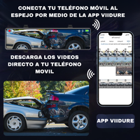 Thumbnail for Espejo Retrovisor Con Camara Táctil Wifi 1080p 12 Pulgadas
