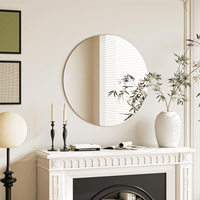 Thumbnail for Espejo De Pared Redondo Irrompible 50cm Diametro Decorativo