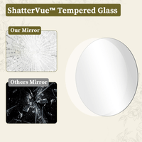 Thumbnail for Espejo De Pared Redondo Irrompible 50cm Diametro Decorativo