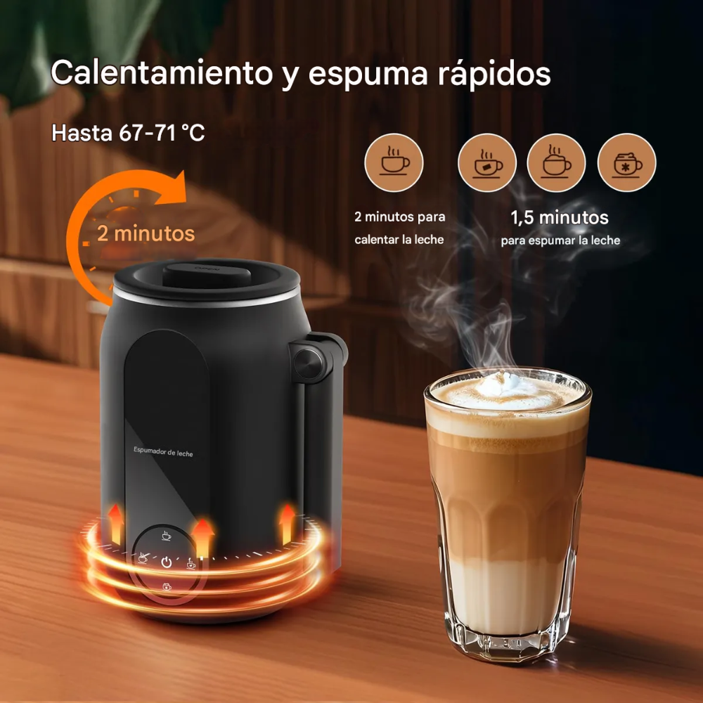 Chocolatera Electrica Espumador Leche Pantalla Digital 250ml