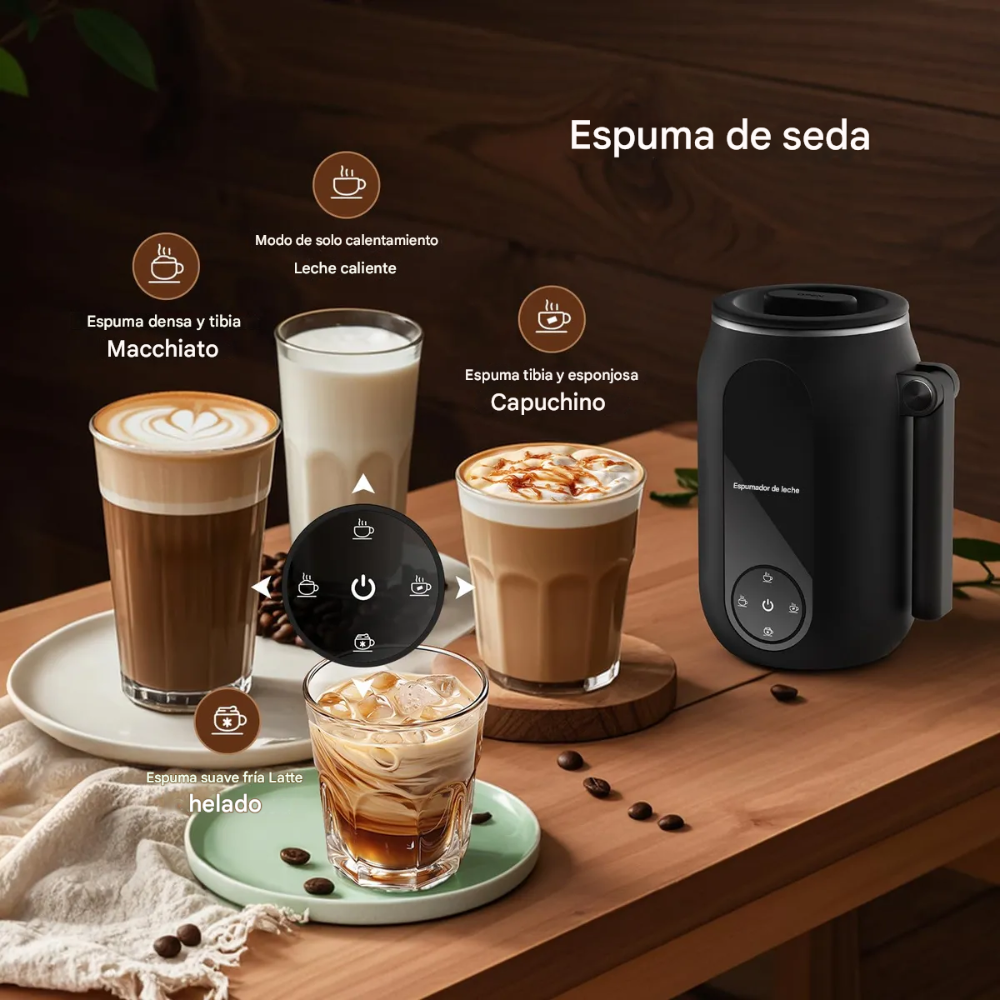 Chocolatera Electrica Espumador Leche Pantalla Digital 250ml