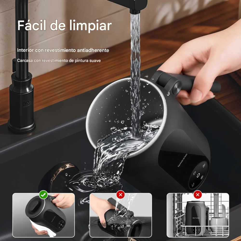 Chocolatera Electrica Espumador Leche Pantalla Digital 250ml