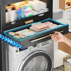 Mueble Organizador Baño Estante Metalico Moderno Premium Negro