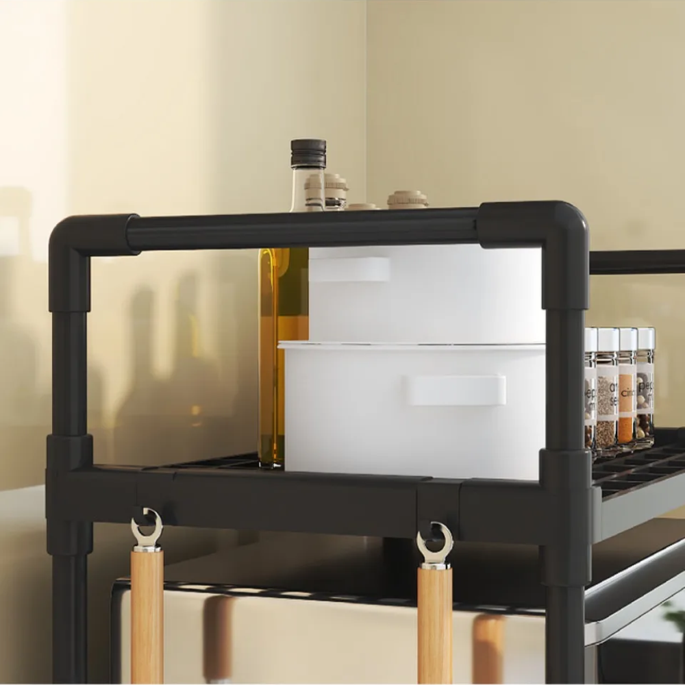 🍳✨Estante De Almacenamiento Multifunción Para Cocina 3 Niveles🏠