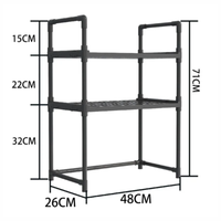 Thumbnail for 🍳✨Estante De Almacenamiento Multifunción Para Cocina 3 Niveles🏠
