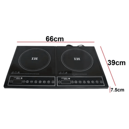 🔥Estufa Inducción 110v 2 Puestos Sobre Poner Y Empotrar 800w🔥