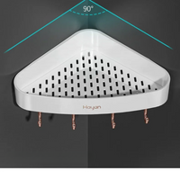 Thumbnail for 🛁Estante De Esquina Triangular Organizador De Baño Con Gancho🧼