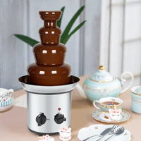 Thumbnail for Fuente De Chocolate Fondue 4 Niveles En Acero Inoxidable Renahouse